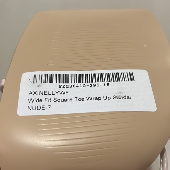 Wide Fit Square Toe Wrap Up Sandal - Picture 5 of 5